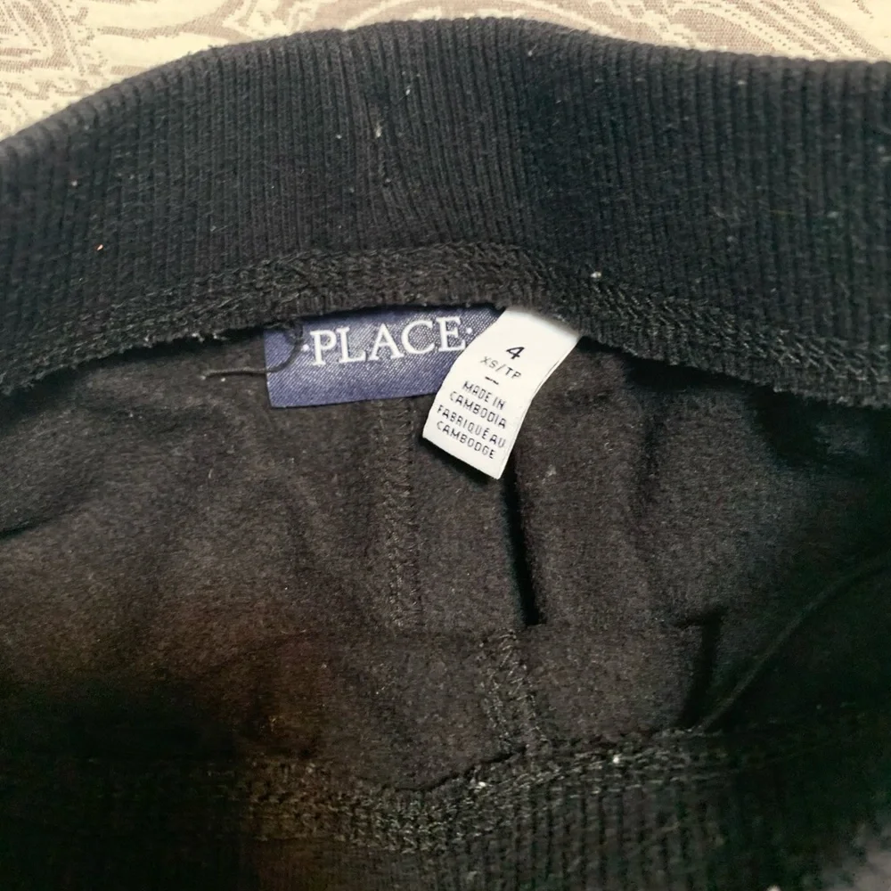 The children place boys pants